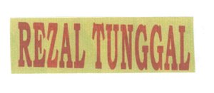 Trademark REZAL TUNGGAL