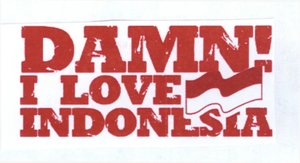 Trademark DAMN! I LOVE INDONESIA + LUKISAN