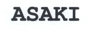 Trademark ASAKI