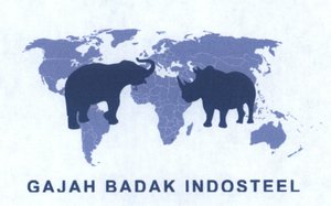 Trademark GAJAH BADAK INDOSTEEL + LUKISAN