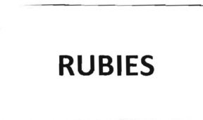 Trademark RUBIES