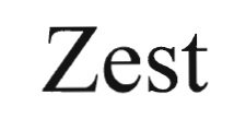 Trademark ZEST