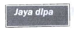 Trademark JAYA DIPA