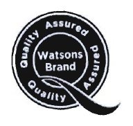 Trademark WATSONS BRAND QUALITY ASSURED