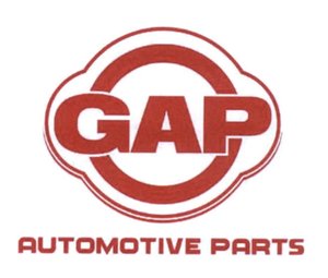 Trademark GAP AUTOMOTIVE PARTS + LOGO