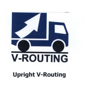 Trademark Upright, V-Routing