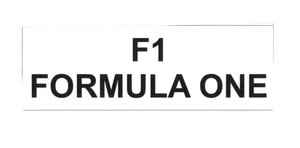 Trademark F1 FORMULA ONE