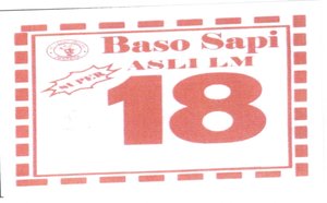 Trademark Basi Sapi ASLI LM 18