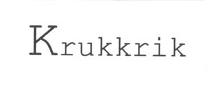 Trademark KRUKKRIK