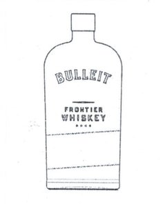 Trademark BULLEIT FRONTIER WHISKEY + LUKISAN BOTOL