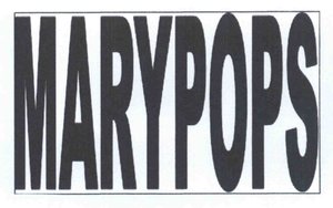 Trademark MARYPOPS + LOGO