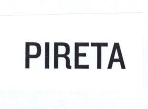 Trademark PIRETA