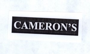 Trademark CAMERON'S