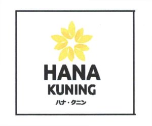 Trademark HANA KUNING + LOGO + KARAKTER JEPANG