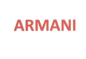 Trademark ARMANI