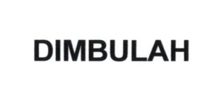 Trademark DIMBULAH