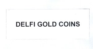 Trademark DELFI GOLD COINS