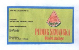 Trademark GUN GUN PUDING SEMANGKA