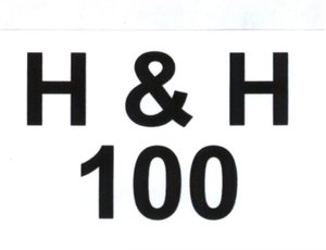 Trademark H & H 100