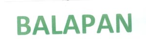 Trademark BALAPAN