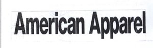 Trademark AMERICAN APPAREL