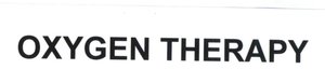Trademark OXYGEN THERAPY