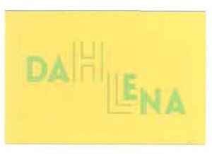 Trademark Dahlena