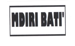 Trademark MDIRI BATI