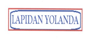 Trademark LAPIDAN YOLANDA