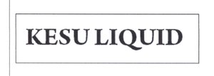 Trademark KESU LIQUID