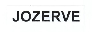 Trademark JOZERVE