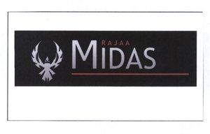 Trademark RAJAA MIDAS + LOGO