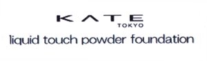 Trademark KATE liquid touch powder foundation