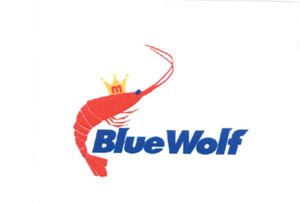 Trademark Blue Wolf