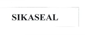 Trademark SIKASEAL