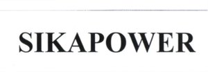 Trademark SIKAPOWER