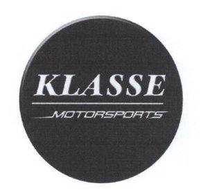 Trademark KLASSE MOTORSPORTS +LOGO