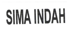 Trademark SIMA INDAH