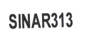 Trademark SINAR313