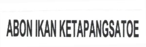 Trademark ABON IKAN KETAPANGSATOE