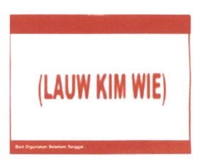 Trademark LAUW KIM WIE