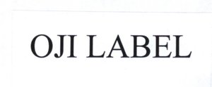 Trademark OJI LABEL.