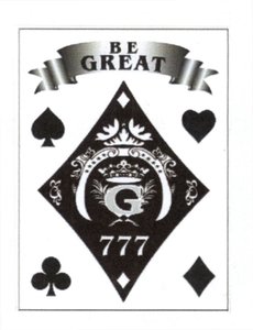 Trademark BE GREAT 777 + LOGO