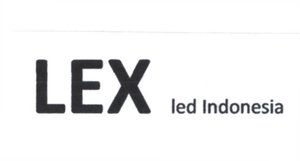 Trademark LEX led Indonesia