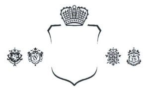 Trademark Lukisan Crown and Shield