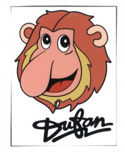 Trademark Dufan + Lukisan Kepala Kera