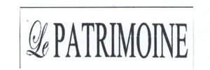 Trademark LE PATRIMOINE