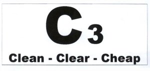 Trademark C3 Clean-Clear-Cheep