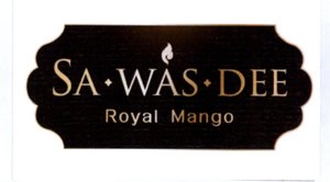 Trademark SA-WAS-DEE Royal Manggo + Logo
