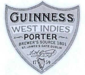 Trademark GUINNESS WEST INDIES PORTER + LUKISAN PERISAI